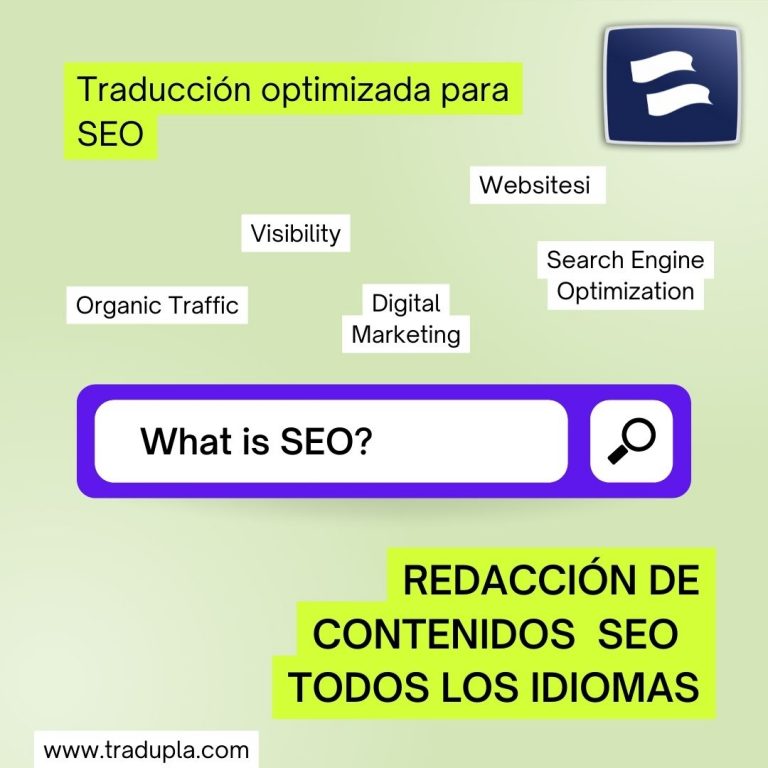 Traducción redacción SEO